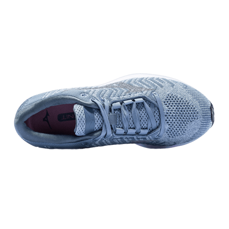 Mizuno Wave Rider Waveknit 3 Grey Blue (W) Angle 1
