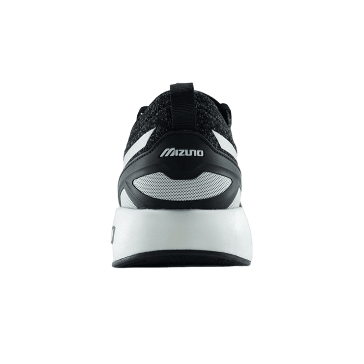 Mizuno PI Knit Low-top Black White Angle 1