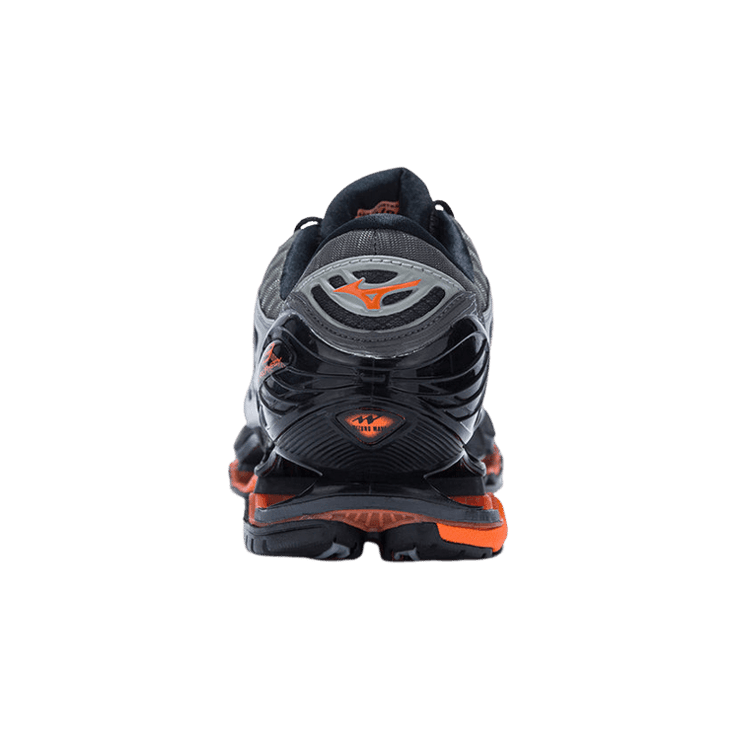 Mizuno Prophecy 9 Gray Black Orange Angle 0