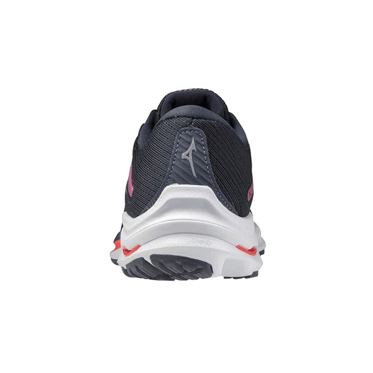 Mizuno Wave Rider 24 Navy Red (W) Angle 1