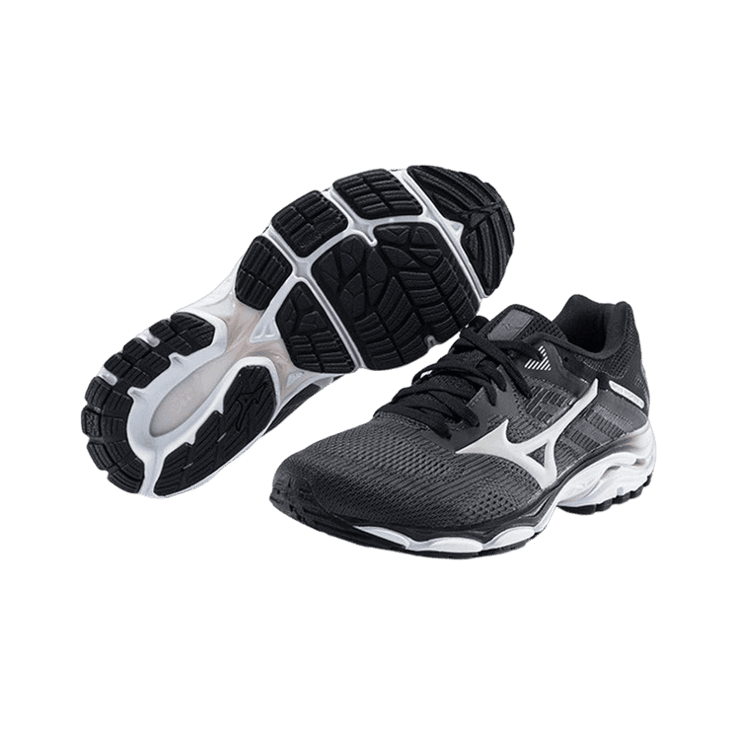 Mizuno Inspire 16 Black White (W) Angle 1