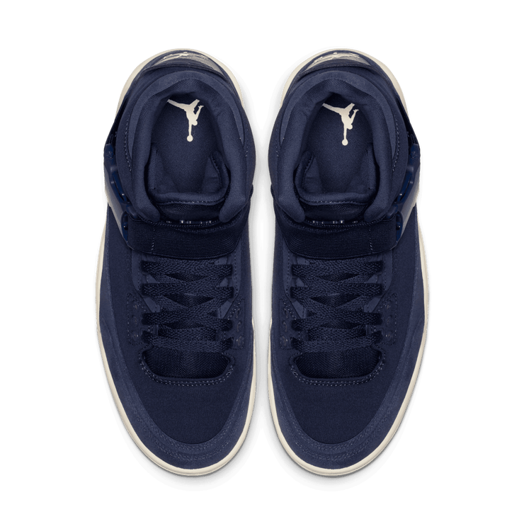 Jordan 3 Retro Explorer XX Midnight Navy Light Cream (W) Angle 1