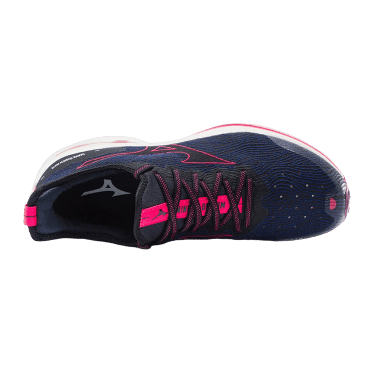 Mizuno Wave Rider Neo Black Red Angle 0
