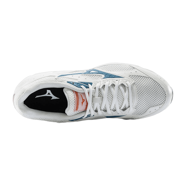 Mizuno Spark CN White Blue Angle 0