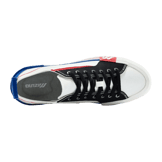 Mizuno Court S Low Black White/Blue Angle 0