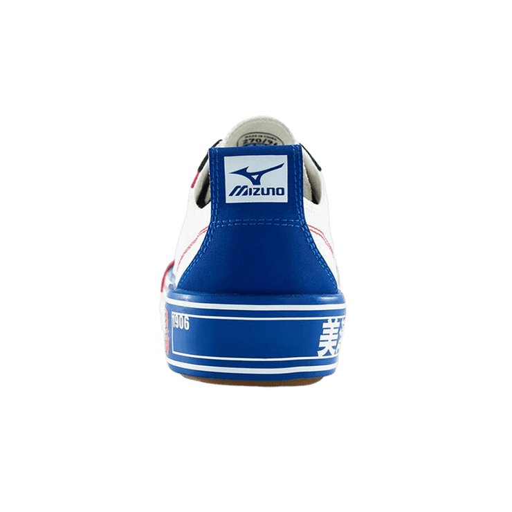 Mizuno Court S Low Black White/Blue Angle 1