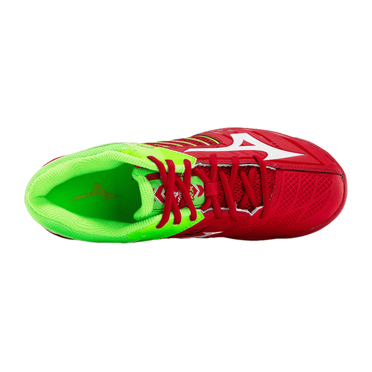 Mizuno Fang Rx2 Red Green Angle 1