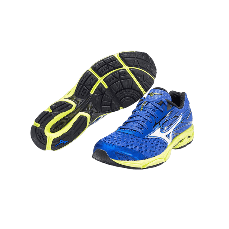 Mizuno Catalyst 2 Blue Yellow Angle 2