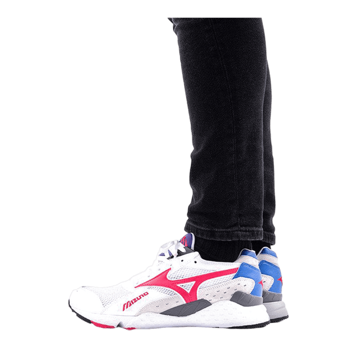 Mizuno Mondo Control White Red Angle 3