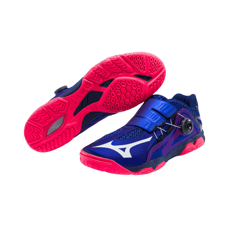 Mizuno Medal Boa Blue Red Angle 0