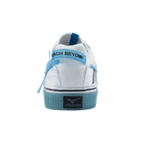 Mizuno Speed TR Low-Top Canvas White Blue Angle 1