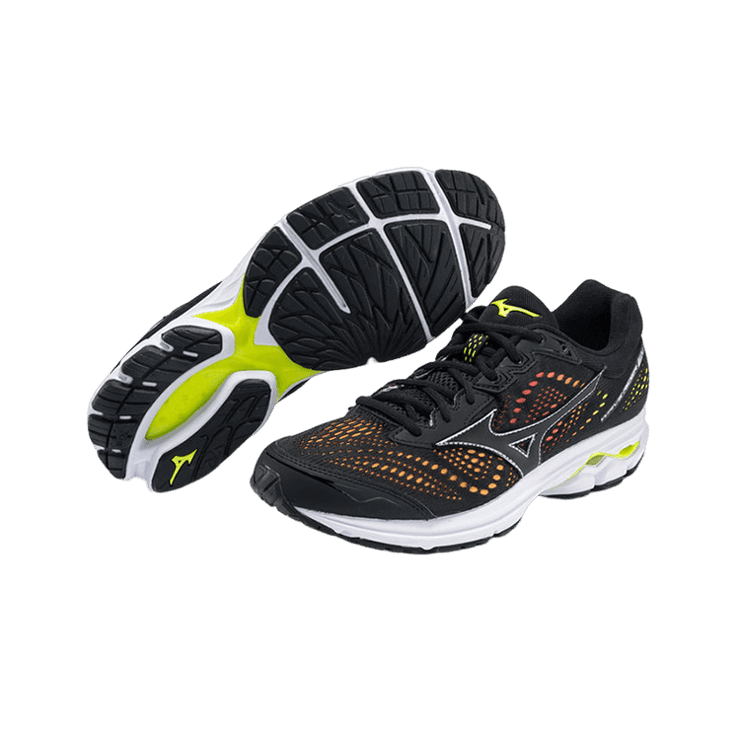 Mizuno Rider 22 Black Yellow Angle 1