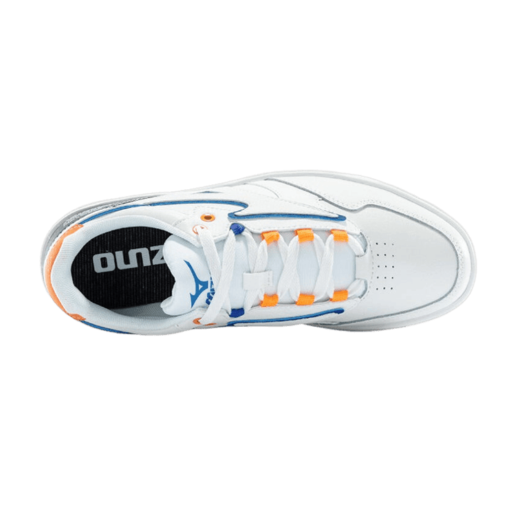 Mizuno Unisex CL EC Sneakers Blue Orange Angle 0