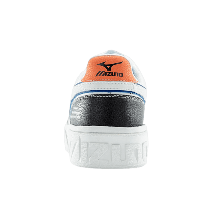 Mizuno Unisex CL EC Sneakers Blue Orange Angle 1