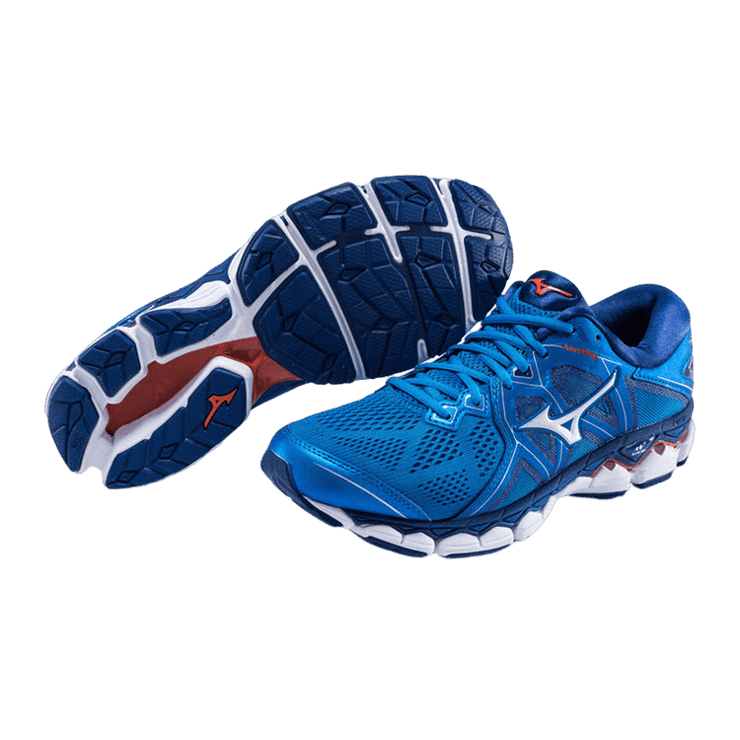 Mizuno Sky 2 Blue White Angle 3