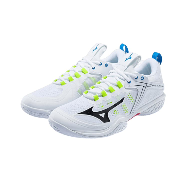 Mizuno Wave Claw Neo Wide White Volt Angle 0