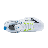 Mizuno Wave Claw Neo Wide White Volt Angle 2