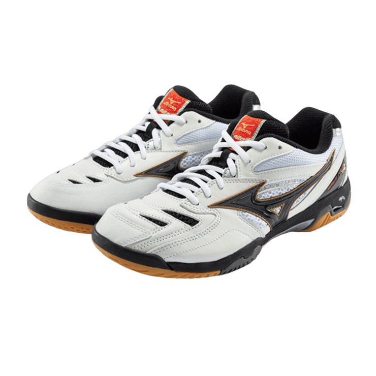 Mizuno Fang Pro White Black Angle 0