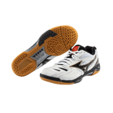 Mizuno Fang Pro White Black Angle 1