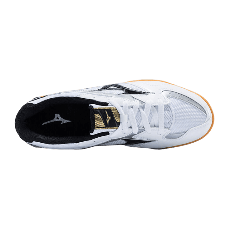 Mizuno Crossmatch Plio RX 4 White Black Silver Angle 1