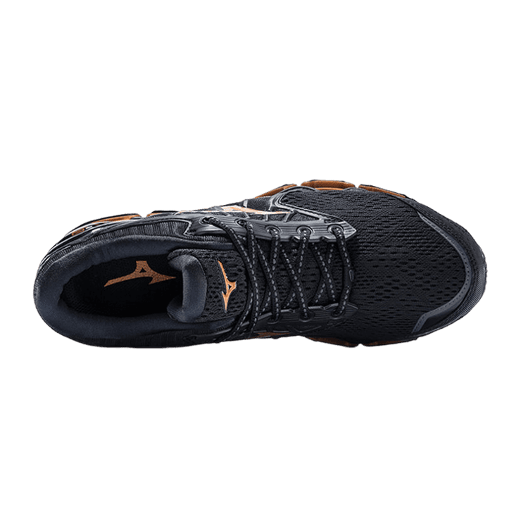 Mizuno Wave Prophecy 9 Black Brown Angle 0