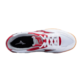 Mizuno Crossmatch Plio RX 4 White Red Angle 1