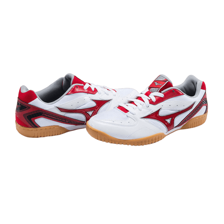 Mizuno Crossmatch Plio RX 4 White Red Angle 2