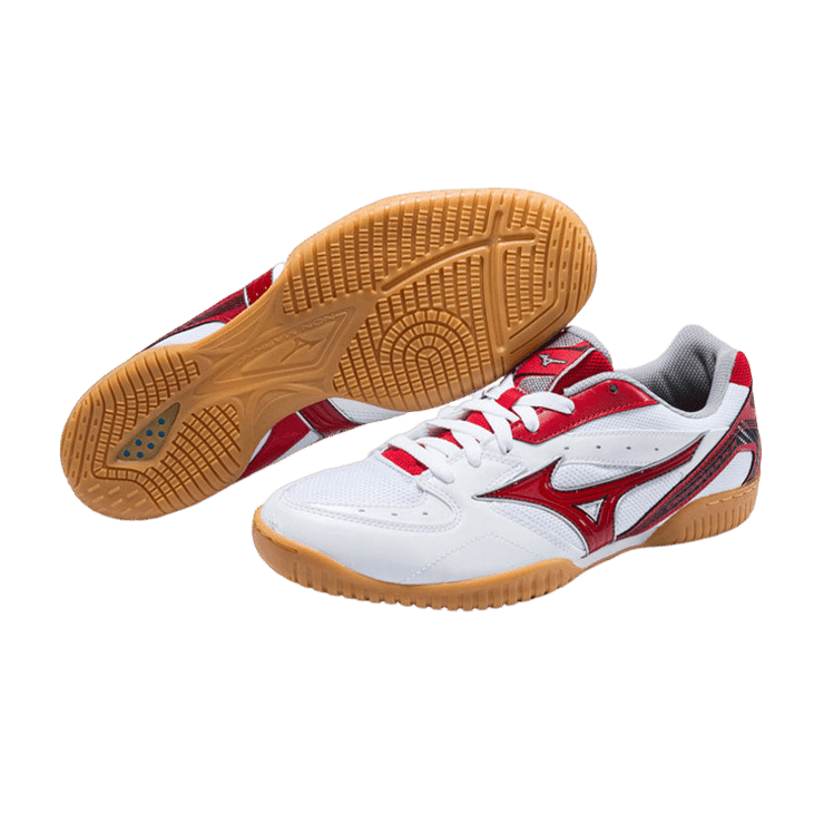 Mizuno Crossmatch Plio RX 4 White Red Angle 3