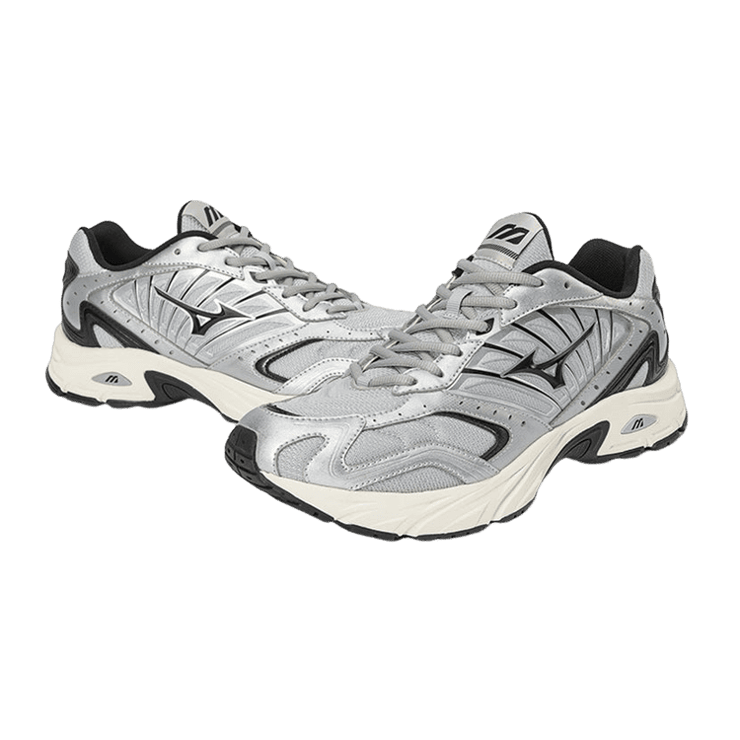 Mizuno Fiyi 2k Casual Retro Silver Gray Black Angle 1