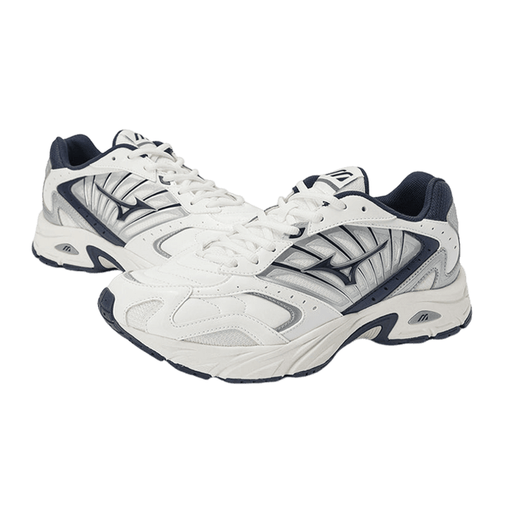 Mizuno Fiyi 2k Casual Retro White Blue Gray Angle 1