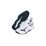 Mizuno Wave Dimension White Blue Angle 1