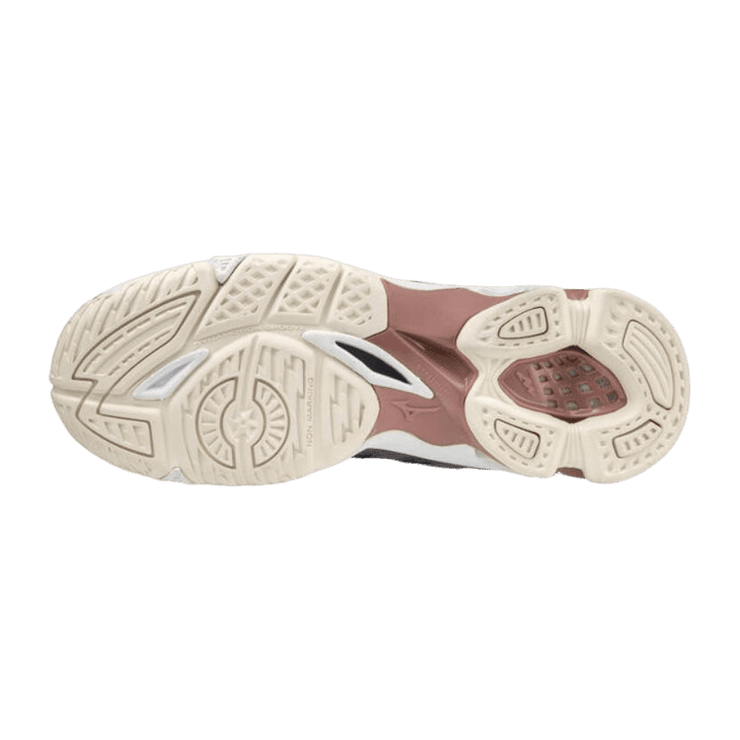 Mizuno Wave Voltage Grey Pink Angle 2