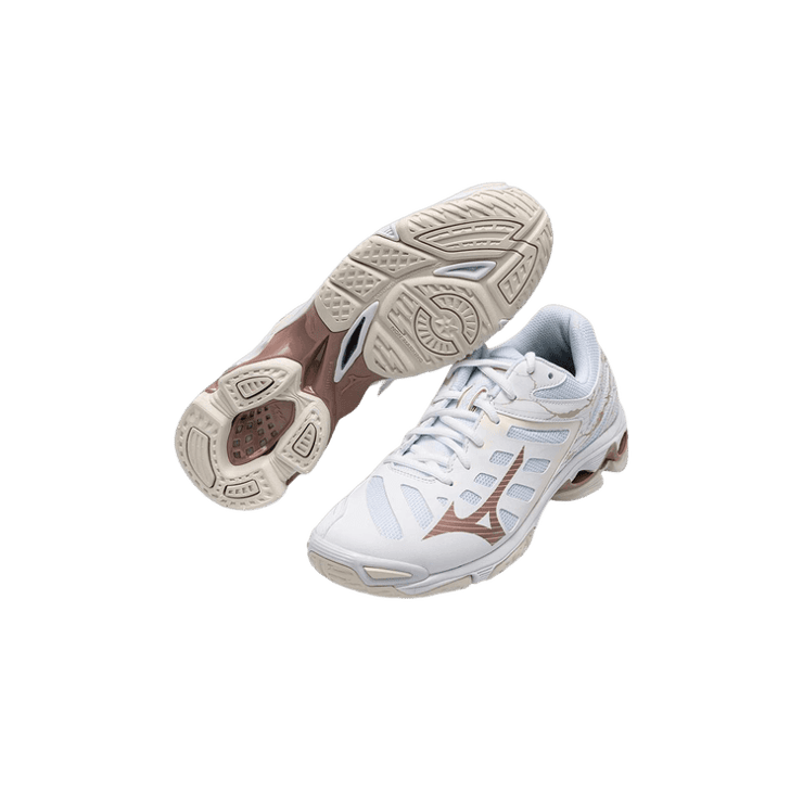 Mizuno Wave Voltage White Rose (W) Angle 2