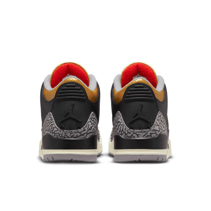 Air Jordan 3 Retro Black Cement Gold (W) Angle 0