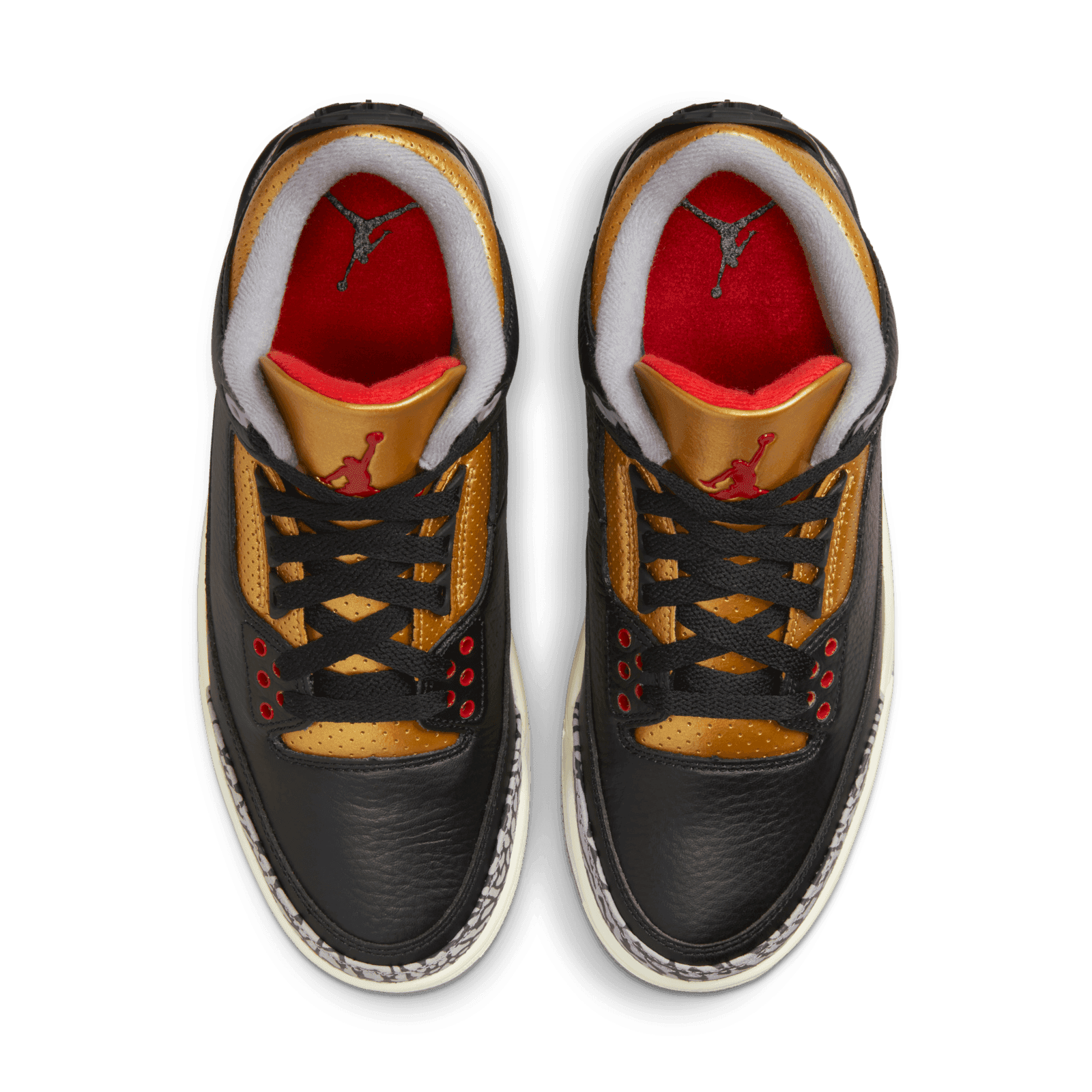 black and yellow jordan 3s