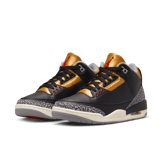Air Jordan 3 Retro Black Cement Gold (W) Angle 2