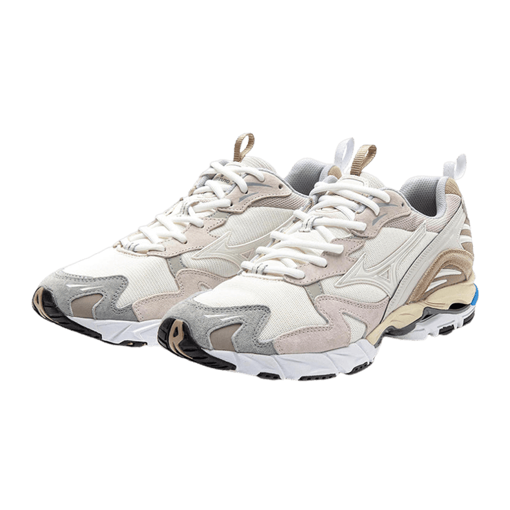 Mizuno Wave Rider 10 White Angle 1