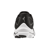 Mizuno Wave Rider 25 Black Silver Angle 1