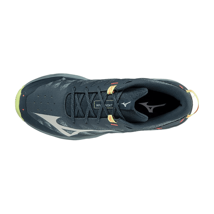 Mizuno Wave Daichi 7 Grey Blue Angle 0
