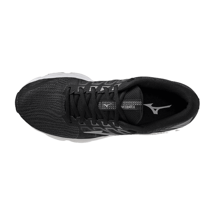 Mizuno Wave Equate 6 Black White Angle 0