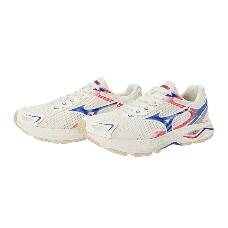 Mizuno Racer S Blue White Red Angle 1