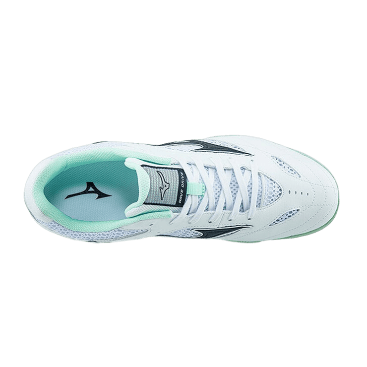 Mizuno Wave Drive 8 White Green Angle 0