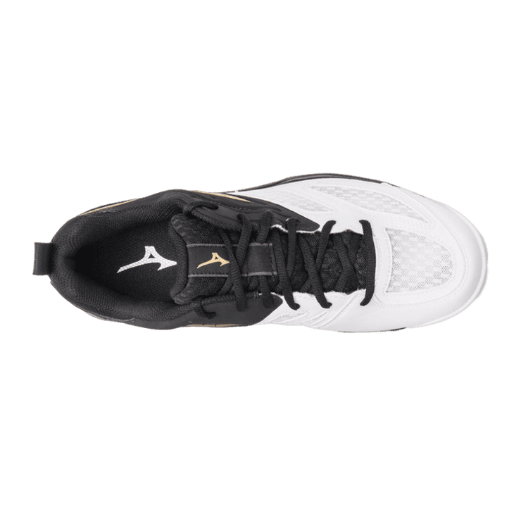 Mizuno Dynablite White Black Gold Angle 1