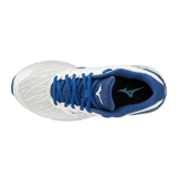 Mizuno Wave Prodigy 2 White Blue (W) Angle 0