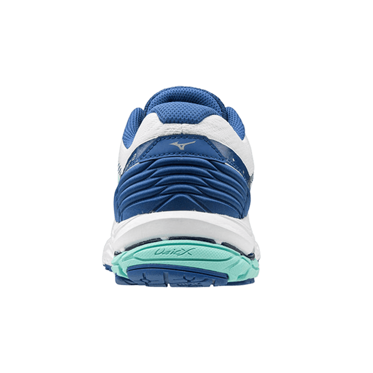 Mizuno Wave Prodigy 2 White Blue (W) Angle 1