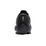 Mizuno Wave Rider 26 Black Dark Gray Dark Blue Angle 2
