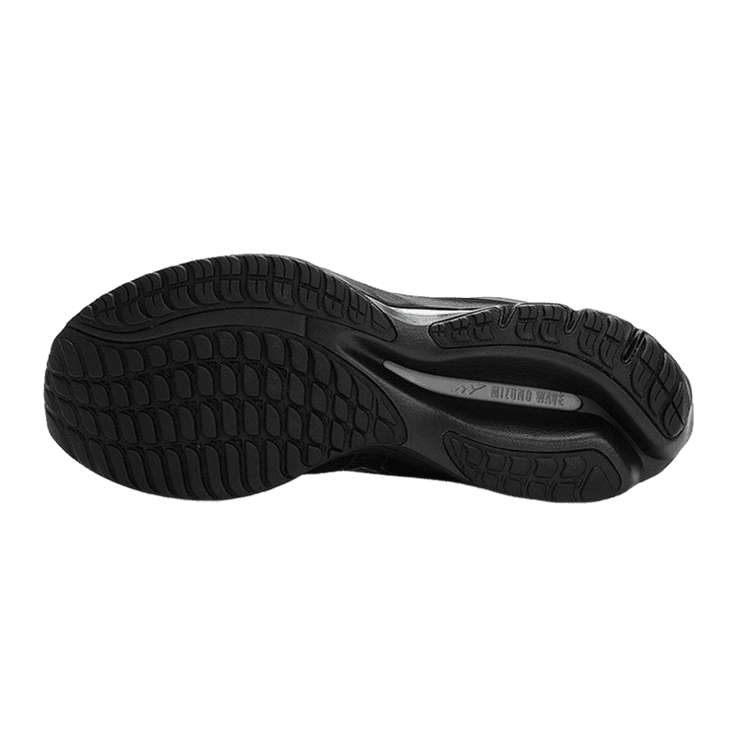 Mizuno Wave Rider 26 Black Dark Gray Dark Blue Angle 3