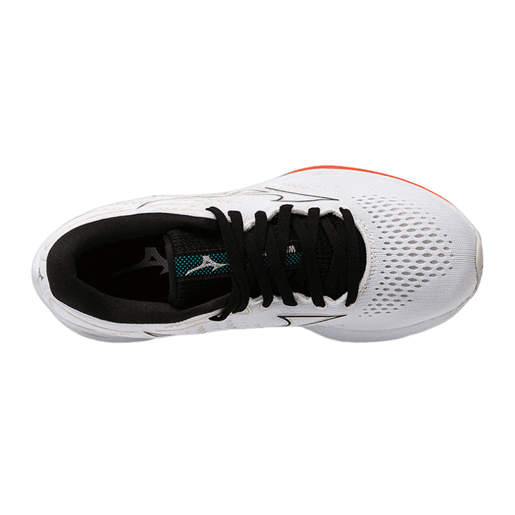 Mizuno Wave Rider 25 White Black Angle 1