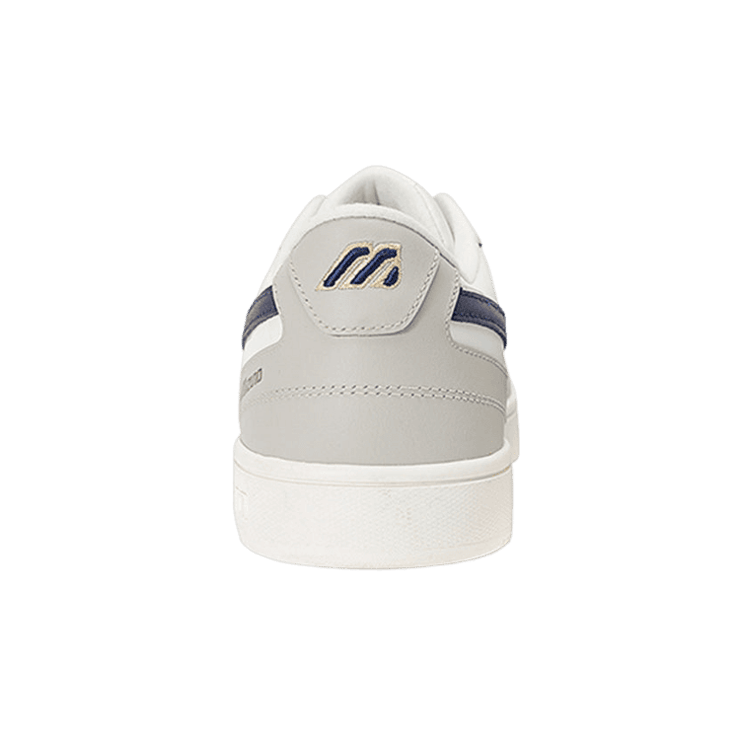 Mizuno Court Lite Cozy Minimalistic Skateboarding Unisex Gray White Blue Angle 1