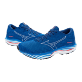 Mizuno Wave Rider 26 Blue White Angle 0